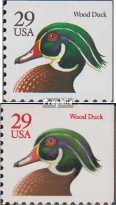 Produktbild von Briefmarken USA 1991 Mi 2127Eor-2128Hor (kompl.Ausg.) postfrisch Tiere