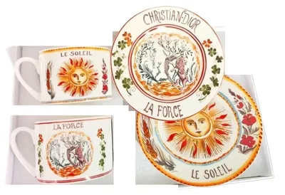 Obrázok produktu pre Porcelánové čajové súpravy s šálkami a podšálkami na kávu