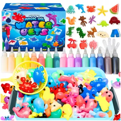Produktbild von Monden Kreativset Gel-Figuren DIY Wasserfarben 3D für Kinder