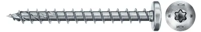 Imagen del producto de Tornillo para paneles de yeso PowerFast II, 4,5 x 40 mm, cabeza plana, ranura TX, VG (200 unidades, rosca completa, zincado)