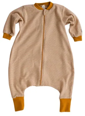 Image de Sac de couchage pour bébé avec jambes et manches longues, en laine (70%)