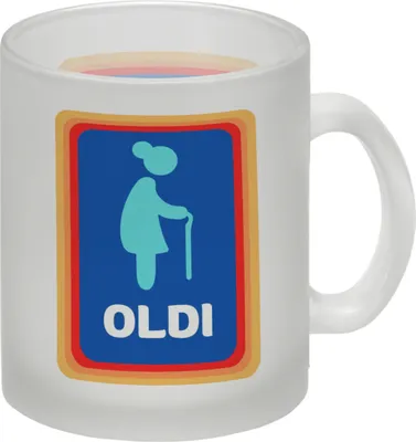 Produktbild von Oldi Discounter Glas Tasse für Mama