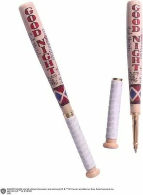 Produktbild von Noble Collection Suicide Squad Harley Quinn Dc Comics Baseballschläger-stift Braun  Braun One Size