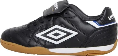 Produktbild von Umbro Speciali Liga IC Fußballschuhe Kinder schwarz weiß blau Gr 36,5