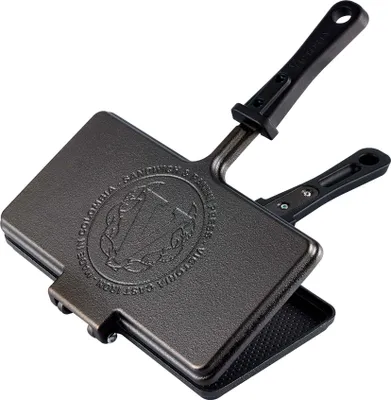 Zdjęcie produktu dla Victoria 33804 Opiekacz do kanapek Pieczony żeliwny 27x14cm, dwustronny Opiekacz do kanapek Czarny