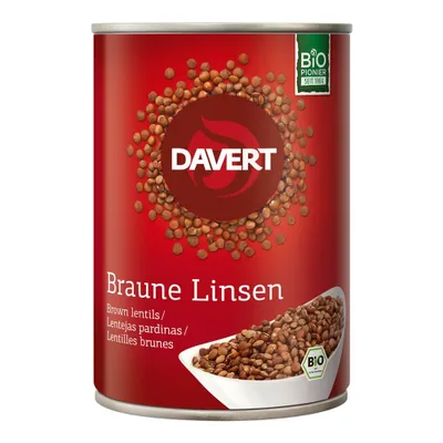 Zdjęcie produktu dla Brązowa soczewica - puszka 400g