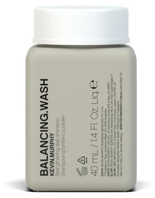 Produktbild von KevinMurphy Balancing Shampoo Kevin Murphy Balancing Wash reinigt sanft, reguliert das Fett und schützt the Kopfhaut professionelle Formel Reisegröße 40 ml