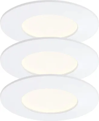 Produktbild von BRILONER Einbauleuchte 3er Set LED GU10 5W weiß rund starr