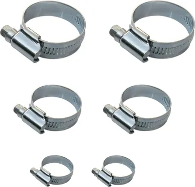 Produktbild von tecuro Stahl Schlauchschellen - Set, 1/2 - 3/4 - 1 Zoll, Bandbreite 9 mm