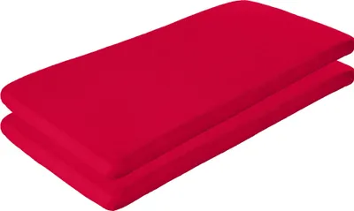 Produktbild von Erwin Müller Kinder-Spannbettlaken Erding" 2er-Pack rot 60x120 cm - 70x140 cm"