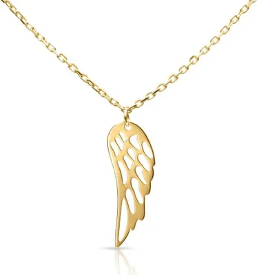 Produktbild von Damenkette Engelsflügel aus 9-karätigem Gold
