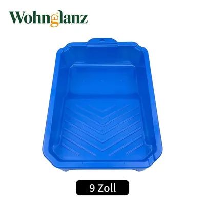 Produktbild von Wohnglanz Farbwanne 9 Zoll, Maler Farbschale für Farbroller Außenmaß 390x300mm