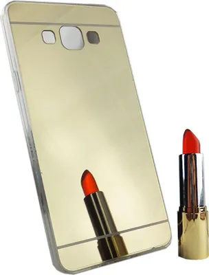 Produktbild von Samsung Galaxy A7 2015 Handy Hülle Spiegel Mirror Soft-Case Schutz-Cover Gold