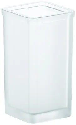 Immagine prodotto di Grohe Selection Cube verre de rechange pour balai de WC avec support, 40867000, 40867000