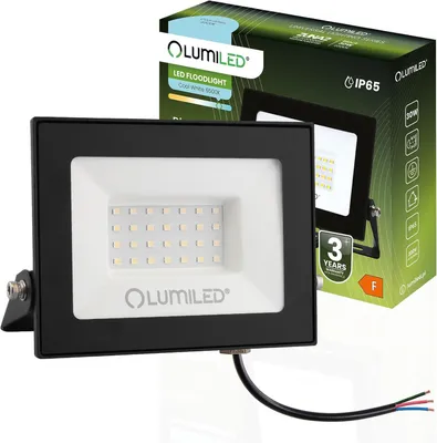 Produktbild von LUMILED LED Strahler 30W Superhell Außenstrahler 2700Lm LED Fluter Strahler für Außen IP65 Wasserdicht 6500K Kaltweiß Scheinwerfer Flutlichter schwarz Flutlichtstrahler