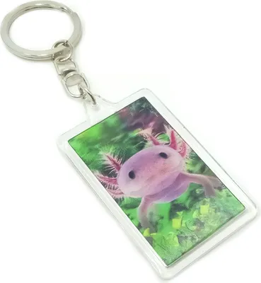 Produktbild von Schlüsselanhänger aus Acryl - Axolotl