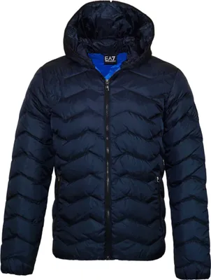 Zdjęcie produktu dla EA7 Emporio Armani Kurtka puchowa, zimowa Kurtka puchowa Kurtka zimowa z kapturem