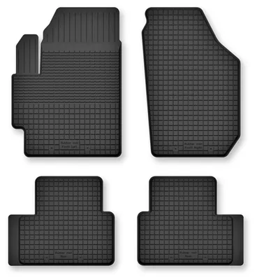 Produktbild von Gummi-Fußmatten für Mazda CX-7 2009-2012 (SUV) – 4-tlg, Schwarz, Semi-Universal, angepasst – Wielganizator Semi-Universal