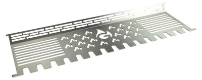 Produktbild von Edelstahl Multistation | Warmhalterost für Broil King Baron / Regal / Imperial / Crown 490 u. 690 | mit Drumstick Halterung | 3mm stark
