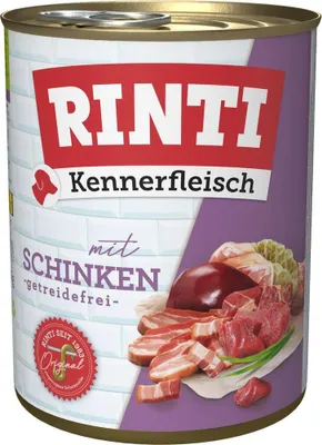 Produktbild von Rinti - Pur Kennerfleisch 12x800g  |  Schinken