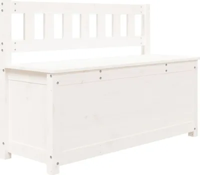 Obrázek produktu pro Lavice bílá 110 x 41 x 76,5 cm masivní borovice