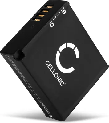 Produktbild von CELLONIC 1x Akku für Kamera Kompatibel mit Panasonic Lumix DMC-LX100, Lumix DC-LX100 II, Lumix DC-GX9, DMW-BLG10 - (980mAh, 7.4V)