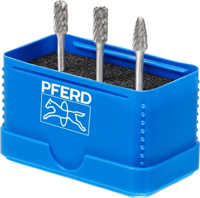 Immagine prodotto di PFERD 21901404 Set di frese in metallo duro diametro 3 mm 3 pezzi