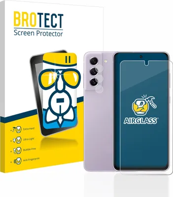 Produktbild von BROTECT Schutzglas für Samsung Galaxy S21 FE 5G (Display+Kamera) Schutzfolie Panzer Folie Glas Display Schutz klar