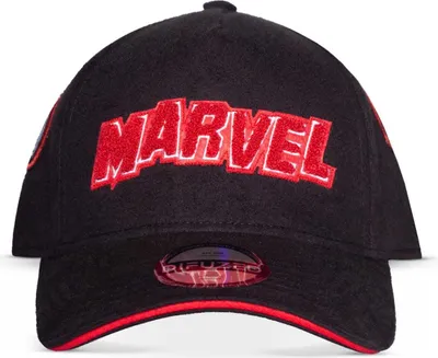 Immagine prodotto di Difuzed Marvel Logo Red & White Baseballkappe Taglia unica