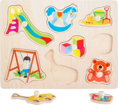 Produktbild von Small Foot 10447 Setzpuzzle „Spielzeug“, 8-teilig (1 Set)