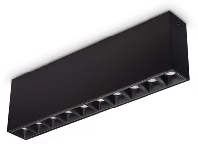 Produktbild von Ideal Lux LED-Deckenleuchte 3000K schwarz IP20 LIKA 369945