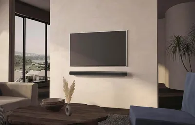 Produktbild von TV-Soundbar-Halterung HS7WL für Sonos Arc – Wandhalterung für Lautsprecher unter dem Fernseher – Bildschirm
