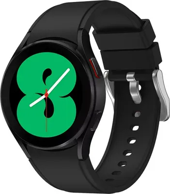Produktbild von Strap-it Silikonarmband – perfekte Passform passend für Samsung Galaxy Watch 7 (40&44mm) / 6 / 6 Classic / 5 / 5 Pro / 4 / 4 Classic / FE – Schwarz