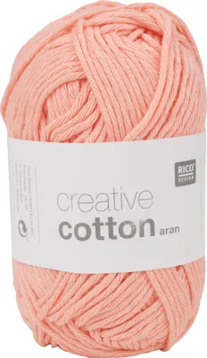 Produktbild von Rico Design Creative Baumwolle aran, Aran, Pink, Baumwolle, 85 m, 50 g