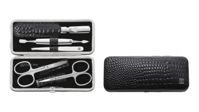 Obrázek produktu pro Zwilling CLASSIC INOX Kroko Rahmen-Etui, schwarz, 5-tlg.