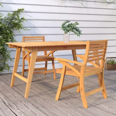 Produktbild von Gartenstühle 2 Stk. 58x58x87 cm Massivholz Akazie - Gartenstühle c4194