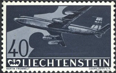 Produktbild von Briefmarken Liechtenstein 1960 Mi 392 postfrisch Flugpostmarken