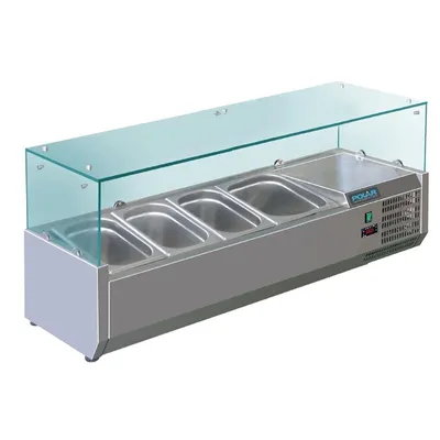Produktbild von Polar Serie G Aufsatzkühlvitrine Für 3X Gn1/3 + 1X Gn1/2