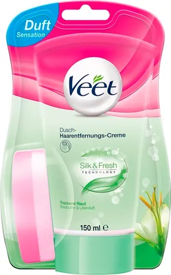 Produktbild von Veet Dusch-Haarentfernungscreme trockene Haut 150ml