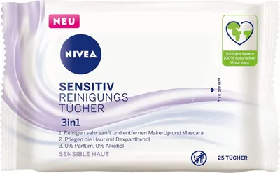Immagine prodotto di Nivea - Salviette detergenti 3in1 per il trucco, 25 pezzi