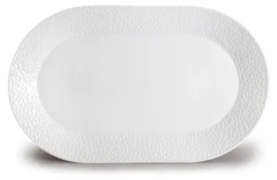 Produktbild von Thun 1794 Ovale Schale, weißes Porzellan, 32 cm, Mosaik, Thun