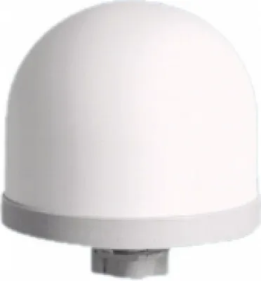 A white ceramic water filter dome with a gray base, shown against a white background.