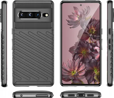 Immagine prodotto di Thunder Case Custodia blindata flessibile per Google Pixel 7 Pro Nero