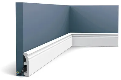 Image de Orac Decor SX195 LUXXUS HAMBURG Plinthe Moulure décorative 2 m