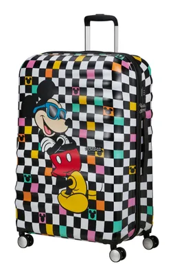Zdjęcie produktu dla American Tourister Wavebreaker Disney Spinner 77 / 28 Disney Trolley Mickey Check wielokolorowy