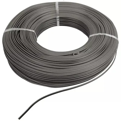 Produktbild von Lichtkabel 2-adrig Rolle: 200 Meter schwarz - grau