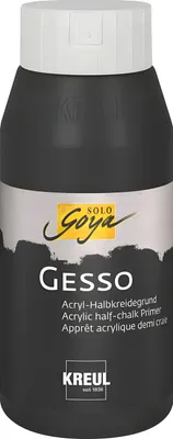 Immagine prodotto di KREUL Primer acrilico SOLO Goya Gesso nero 750 ml