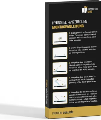 Produktbild von 4x Panzerfolie für Samsung Galaxy S22 HYDROGEL FULL-COVER Displayschutzfolie HD KLAR Schutzfolie