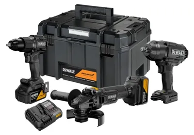 Produktbild von DeWalt Akku-Werkzeug-Set DCK3222MP2T-QW | McLaren | 18 V | 3 Geräte | 2x 5 Ah Akku-Set