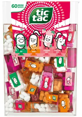 Produktbild von tic tac Travels Lilliput Mini-Boxen Strawberry 60er